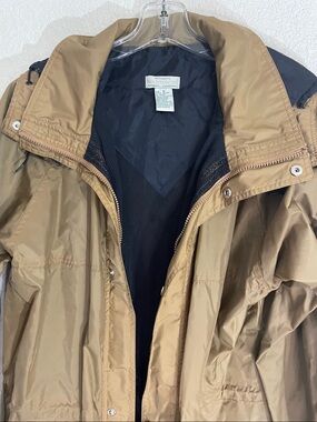 Men's Tan Lightweight Hooded Jacket By Mountain Tek